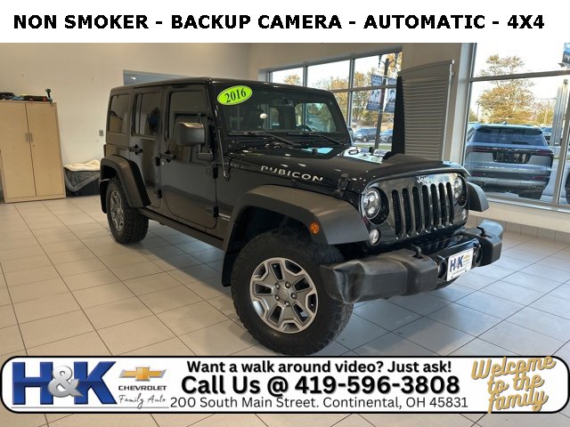 Used 2016 Jeep Wrangler Unlimited Rubicon w/ Dual Top Group image 1