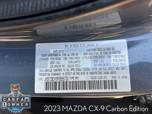 Used 2023 MAZDA CX-9 Carbon Edition AWD/4WD image 29