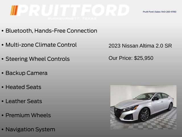 Used 2023 Nissan Altima 2.0 SR image 7