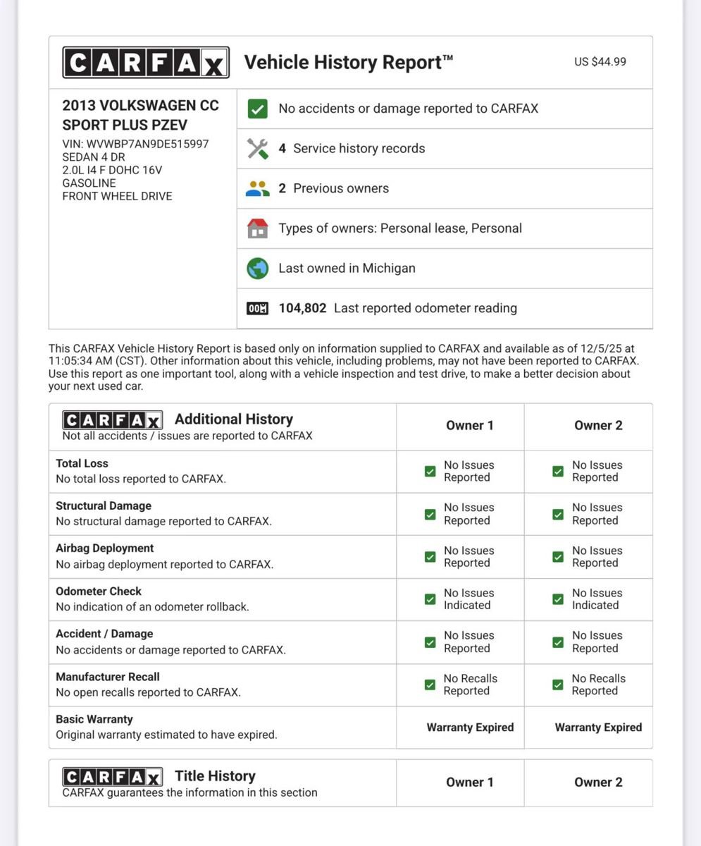 Used 2013 Volkswagen CC R-Line image 61