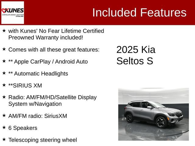Used 2025 Kia Seltos S FWD image 2