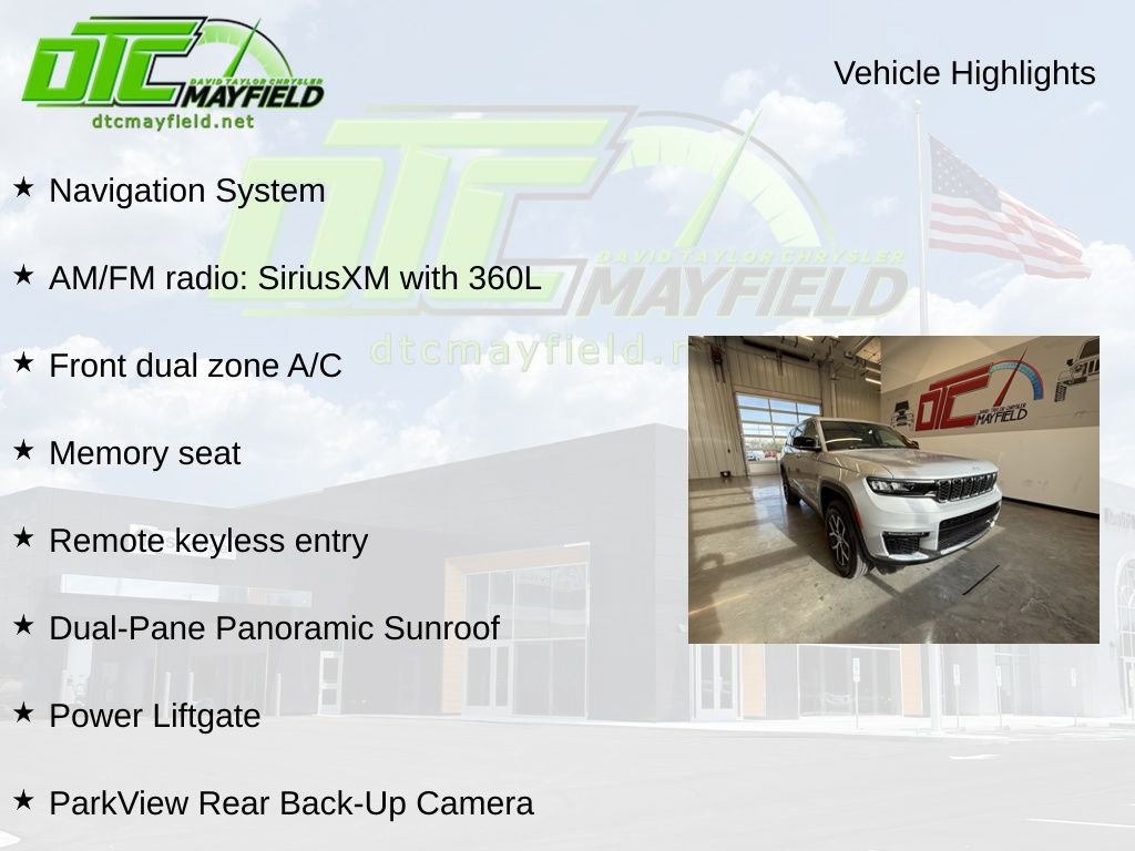 Used 2025 Jeep Grand Cherokee L Limited w/ Luxury Tech Group II image 6