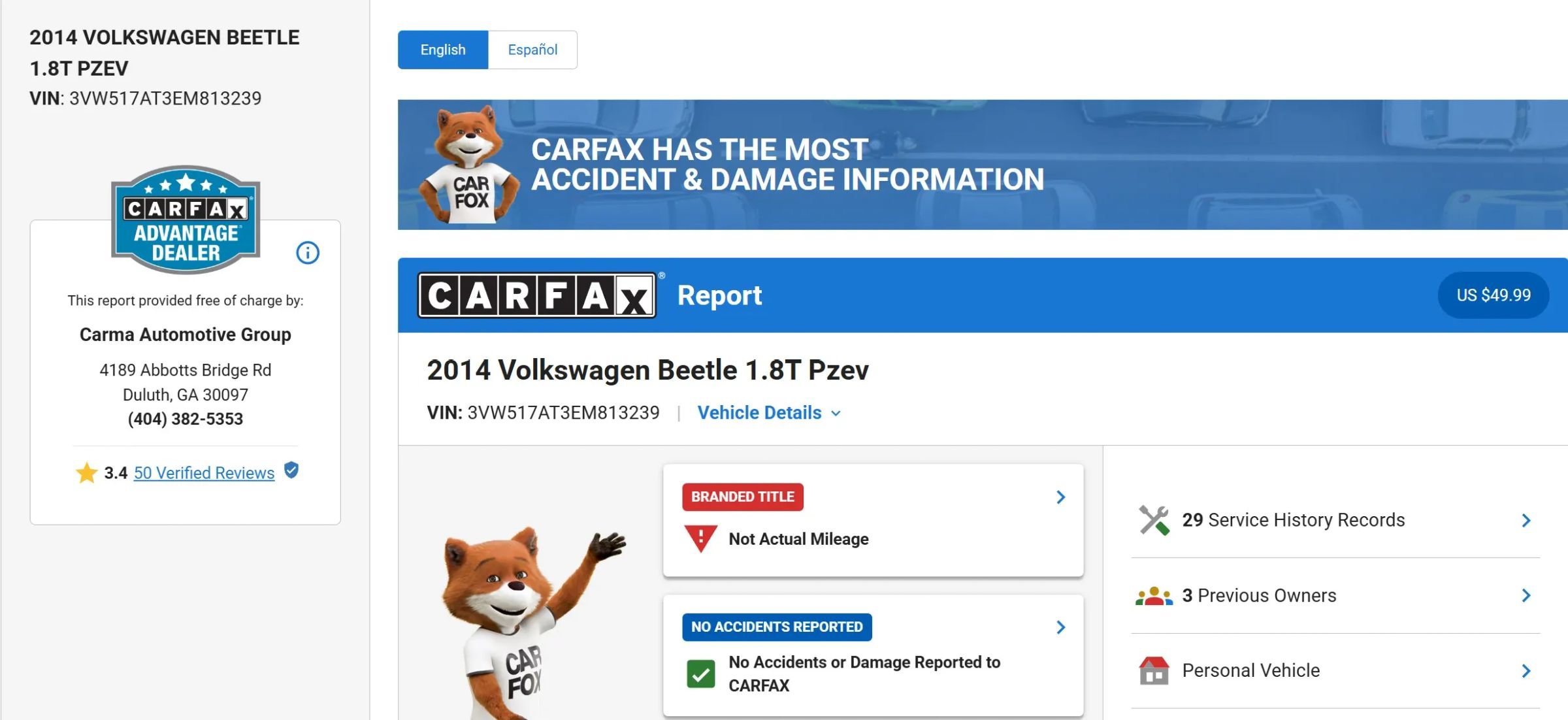 Used 2014 Volkswagen Beetle 1.8T FWD image 19