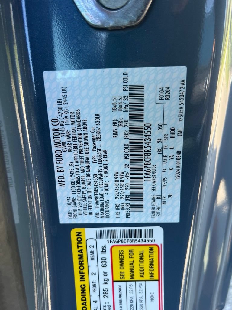 Used 2024 Ford Mustang GT RWD image 21