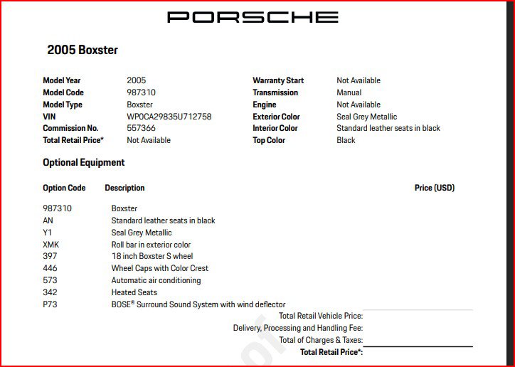 Used 2005 Porsche Boxster RWD image 9