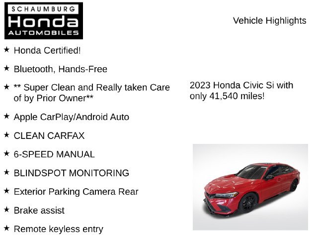 Used 2023 Honda Civic Si image 14