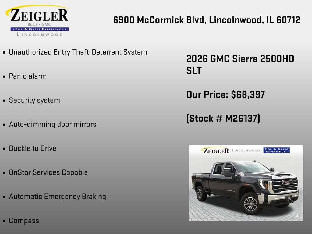 New 2026 GMC Sierra 2500 SLT AWD/4WD image 24