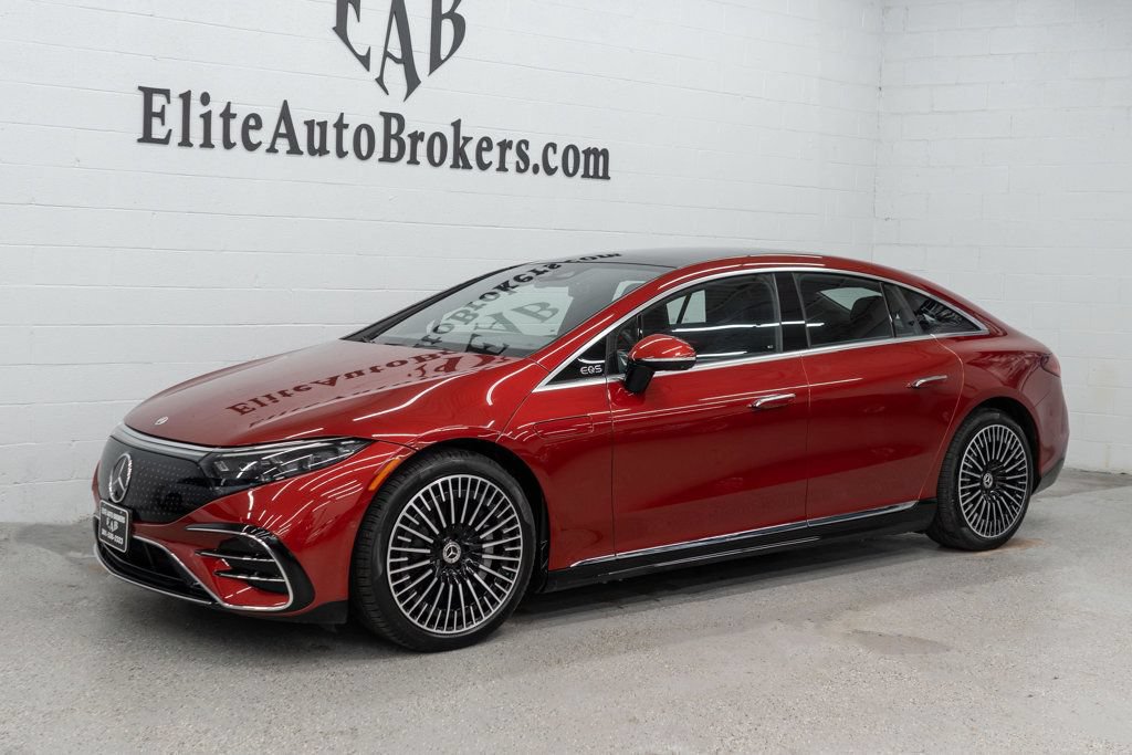 Used 2023 Mercedes-Benz EQS 450+ 4MATIC Sedan w/ AMG Line Exterior Package image 38