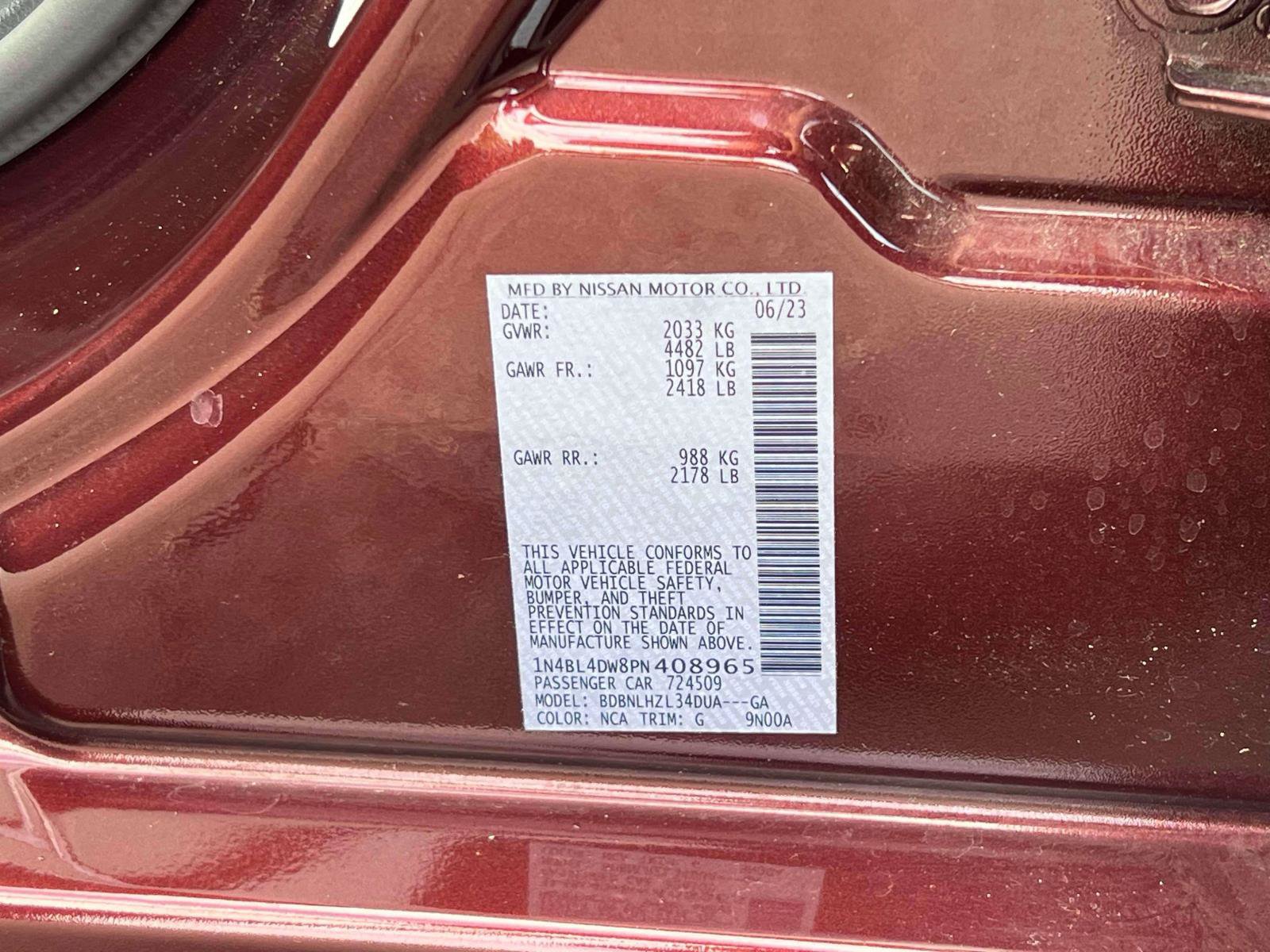 Used 2023 Nissan Altima 2.5 SV AWD/4WD image 17