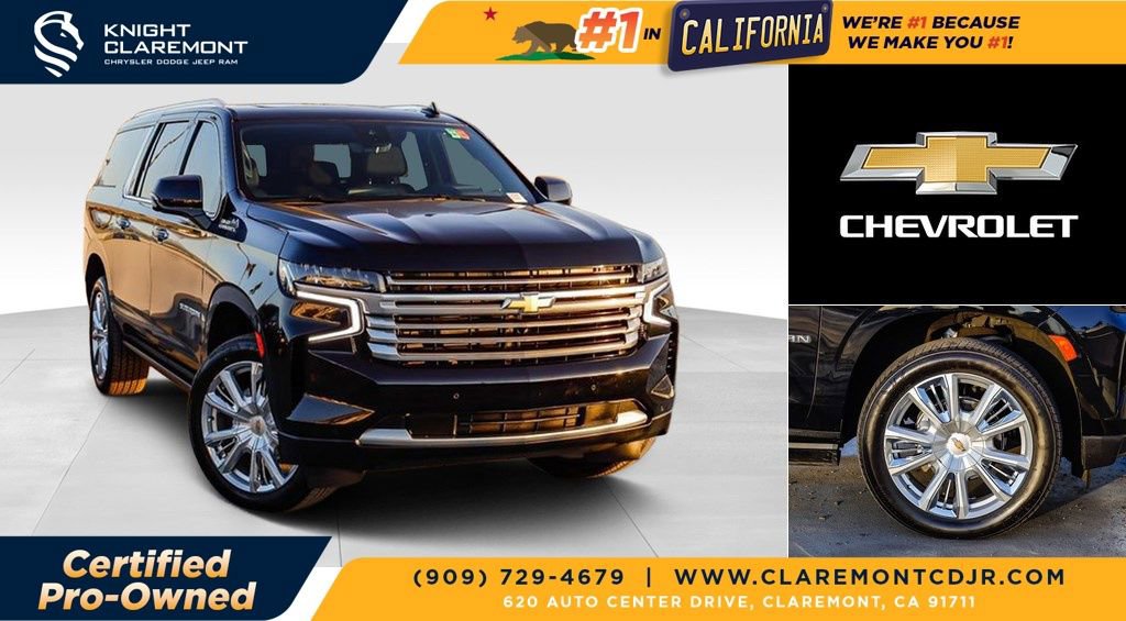 Used 2024 Chevrolet Suburban High Country w/ Premium Package