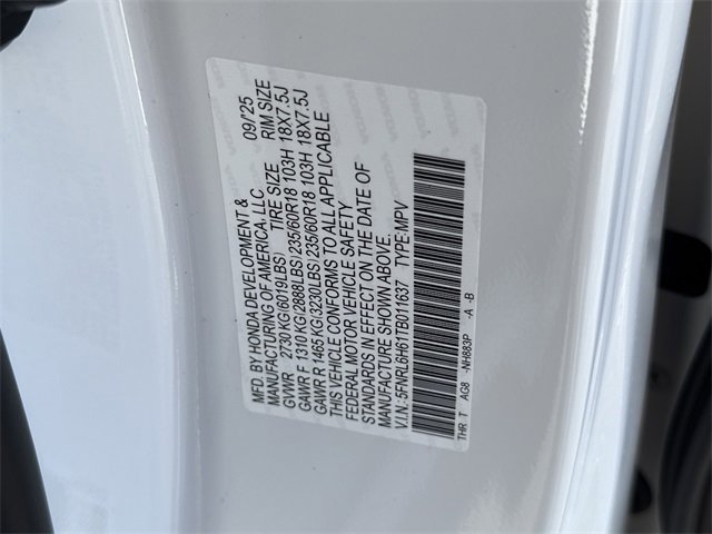 New 2026 Honda Odyssey EX-L image 39
