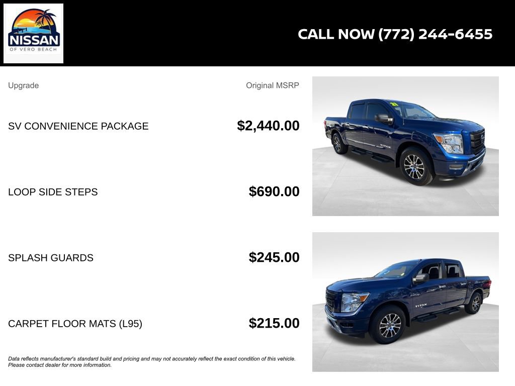 Certified 2021 Nissan Titan SV w/ SV Convenience Package image 6