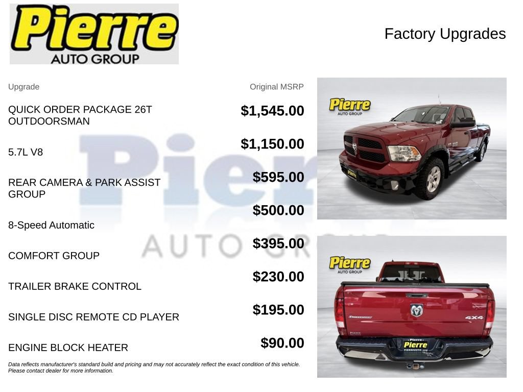 Used 2014 RAM 1500 Outdoorsman AWD/4WD image 13