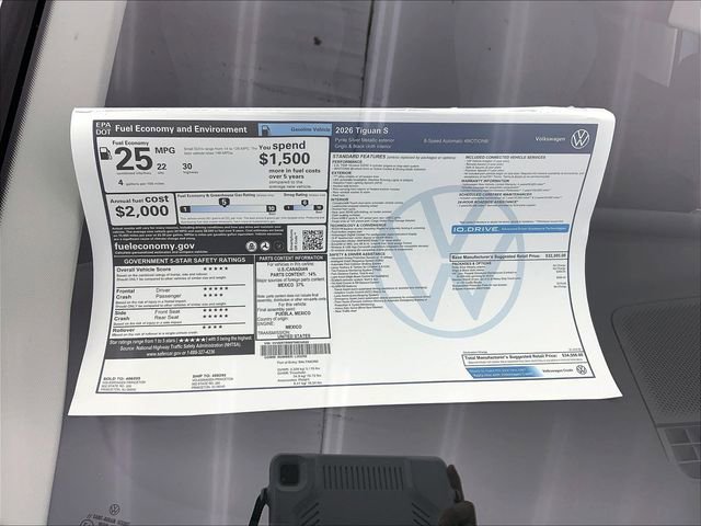 New 2026 Volkswagen Tiguan S image 15
