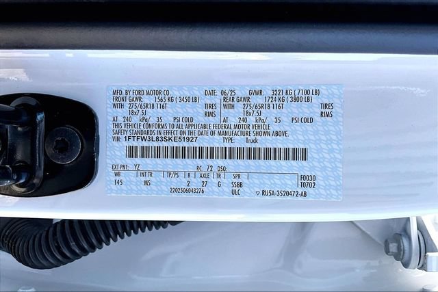 Used 2025 Ford F150 XLT w/ Equipment Group 301A Standard AWD/4WD image 32
