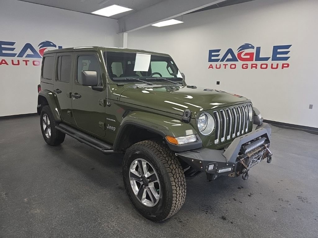 Used 2021 Jeep Wrangler Unlimited Sahara w/ Uconnect 4C Nav & Sound Group image 2