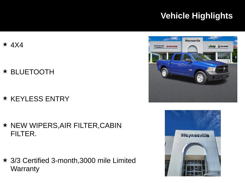 Used 2016 RAM 1500 Tradesman w/ Popular Equipment Group AWD/4WD image 2