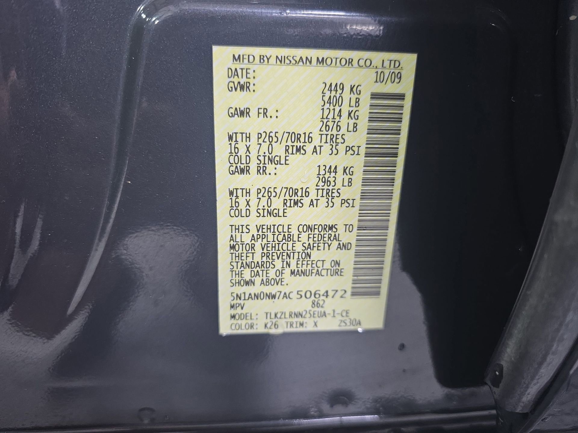 Used 2010 Nissan Xterra S AWD/4WD image 29