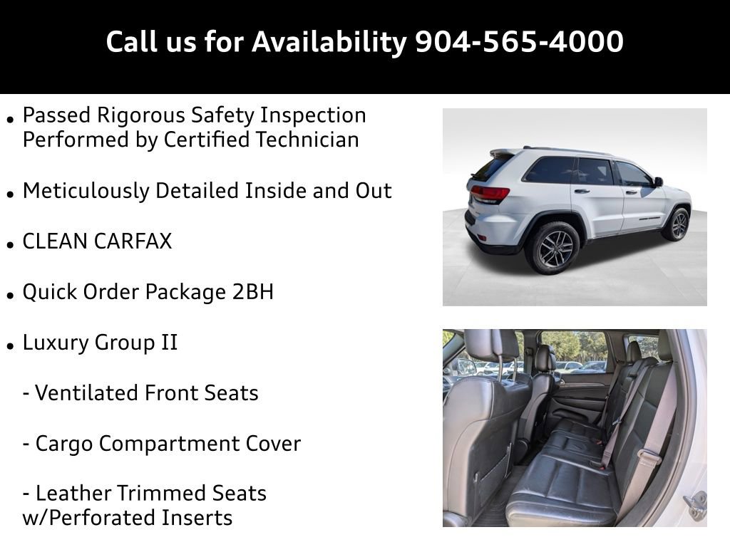 Used 2019 Jeep Grand Cherokee Limited w/ Luxury Group II image 9