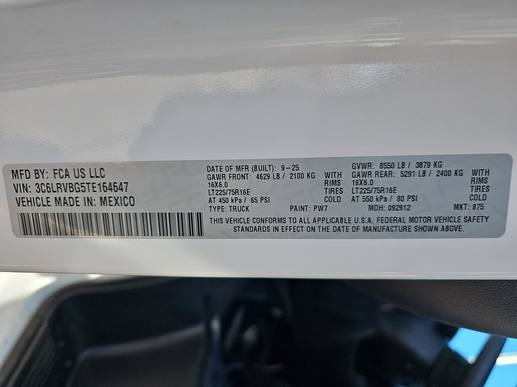 New 2026 RAM ProMaster 1500 w/ Convenience Group image 42