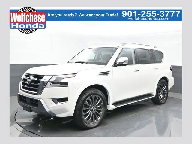 Used 2023 Nissan Armada Platinum w/ Captain's Chairs Package