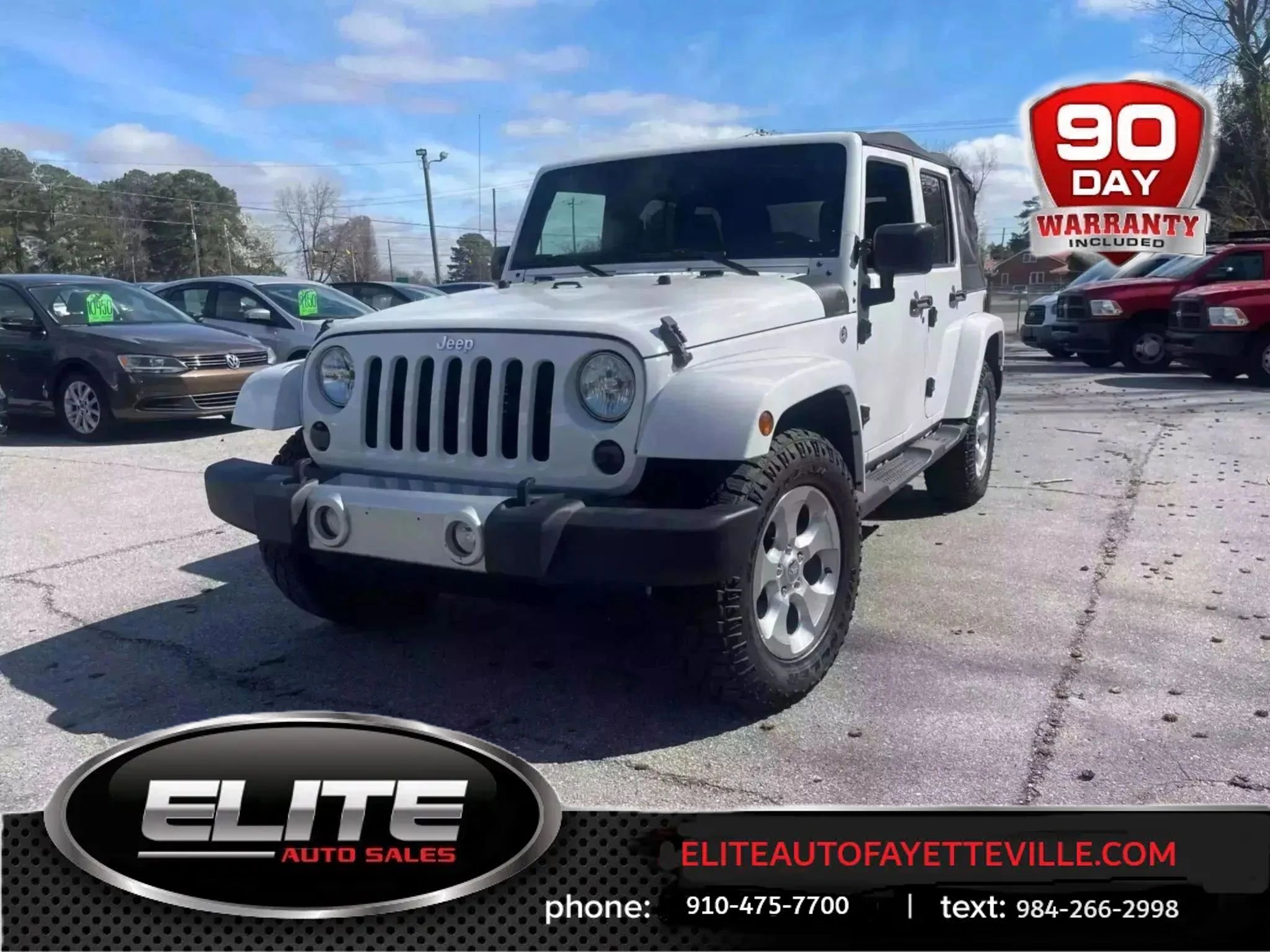 Used 2015 Jeep Wrangler Unlimited Sahara w/ Connectivity Group AWD/4WD image 1