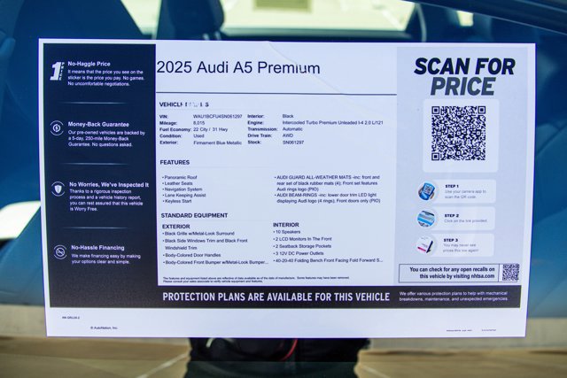 Used 2025 Audi A5 Premium w/ Convenience Package image 29