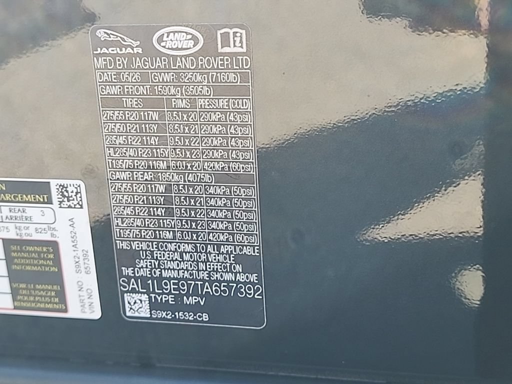 New 2026 Land Rover Range Rover Sport Dynamic SE AWD/4WD image 30
