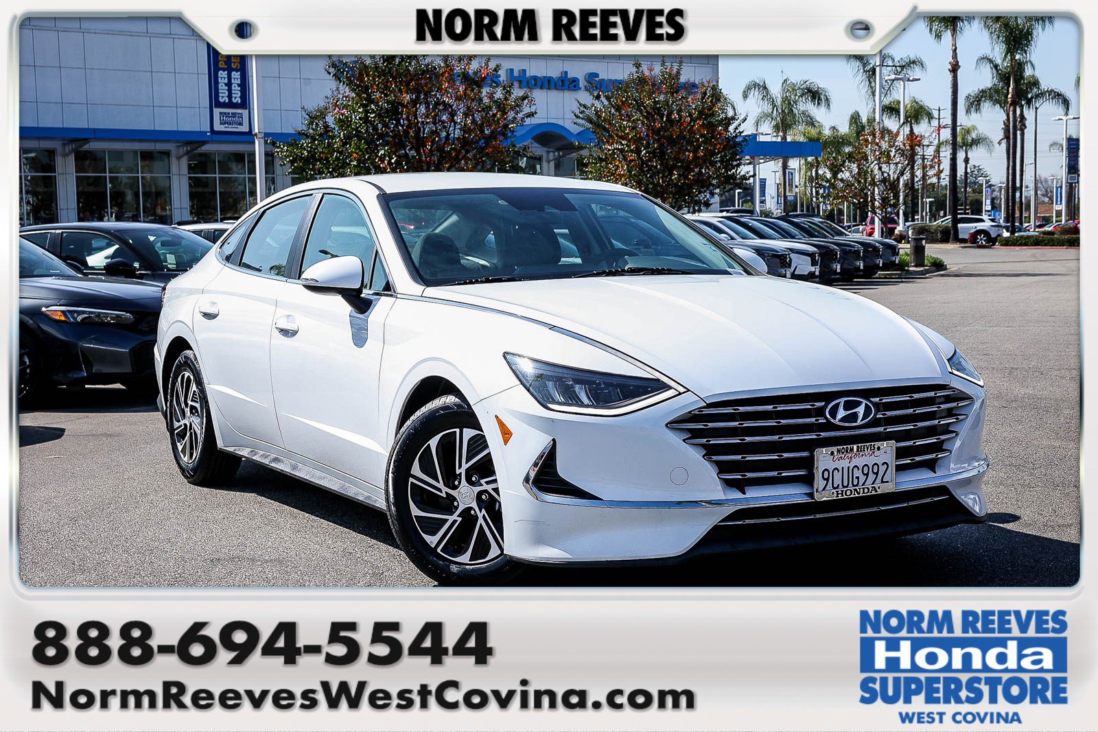 Used 2023 Hyundai Sonata Blue image 1