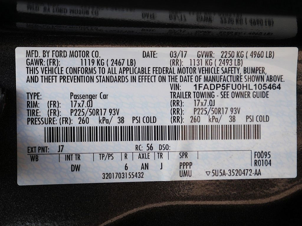 Used 2017 Ford C-MAX Energi Titanium w/ Equipment Group 501A FWD image 67