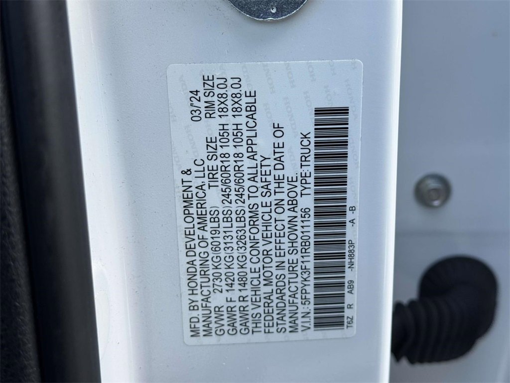 Certified 2024 Honda Ridgeline Sport image 17