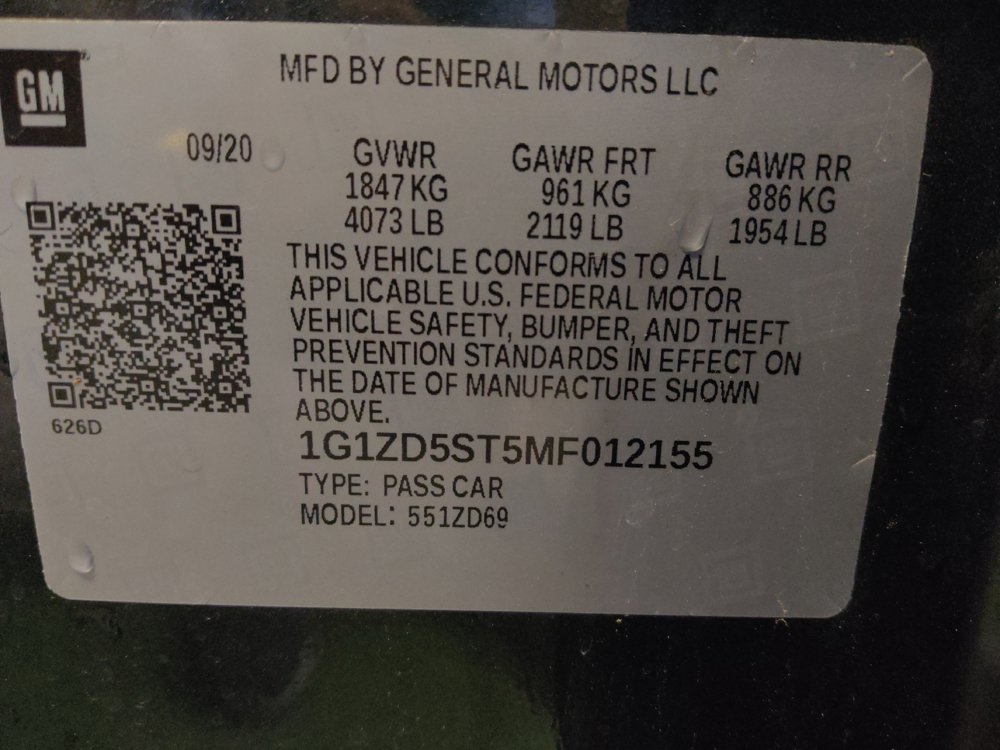 Used 2021 Chevrolet Malibu LT FWD image 33