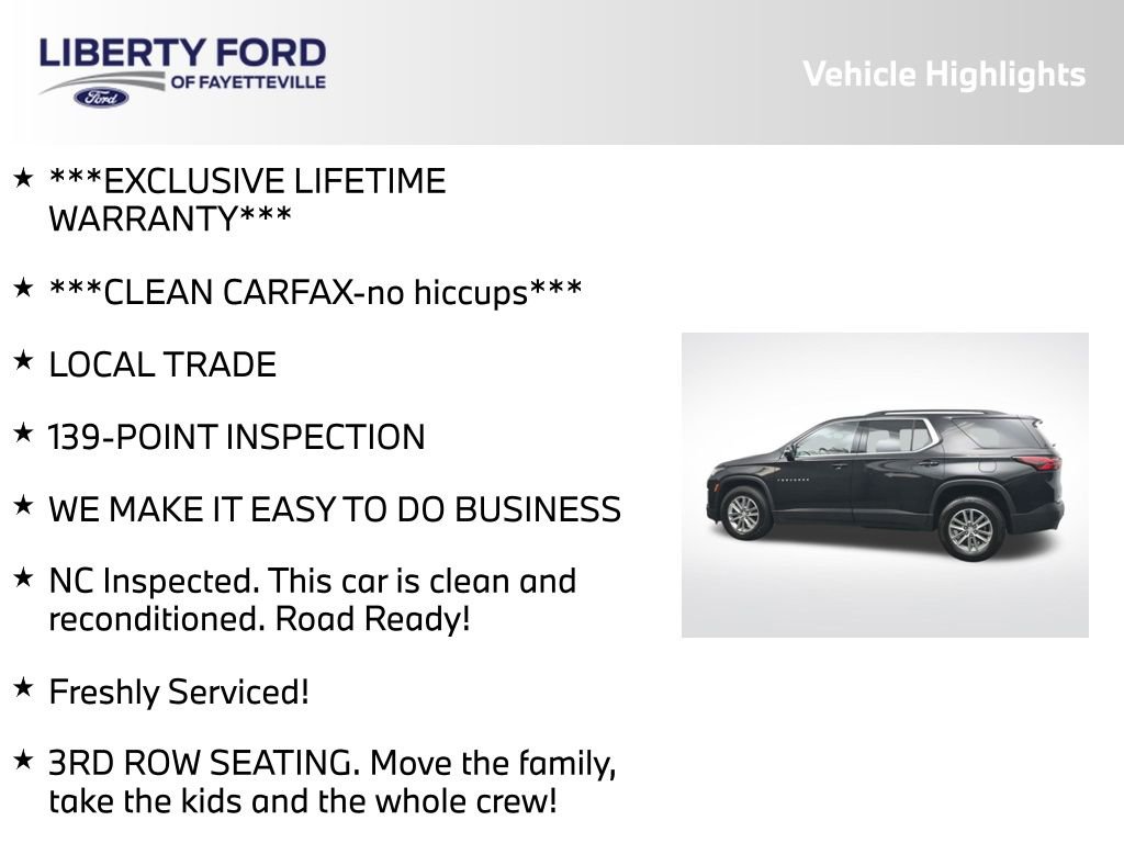 Used 2023 Chevrolet Traverse LT FWD image 5