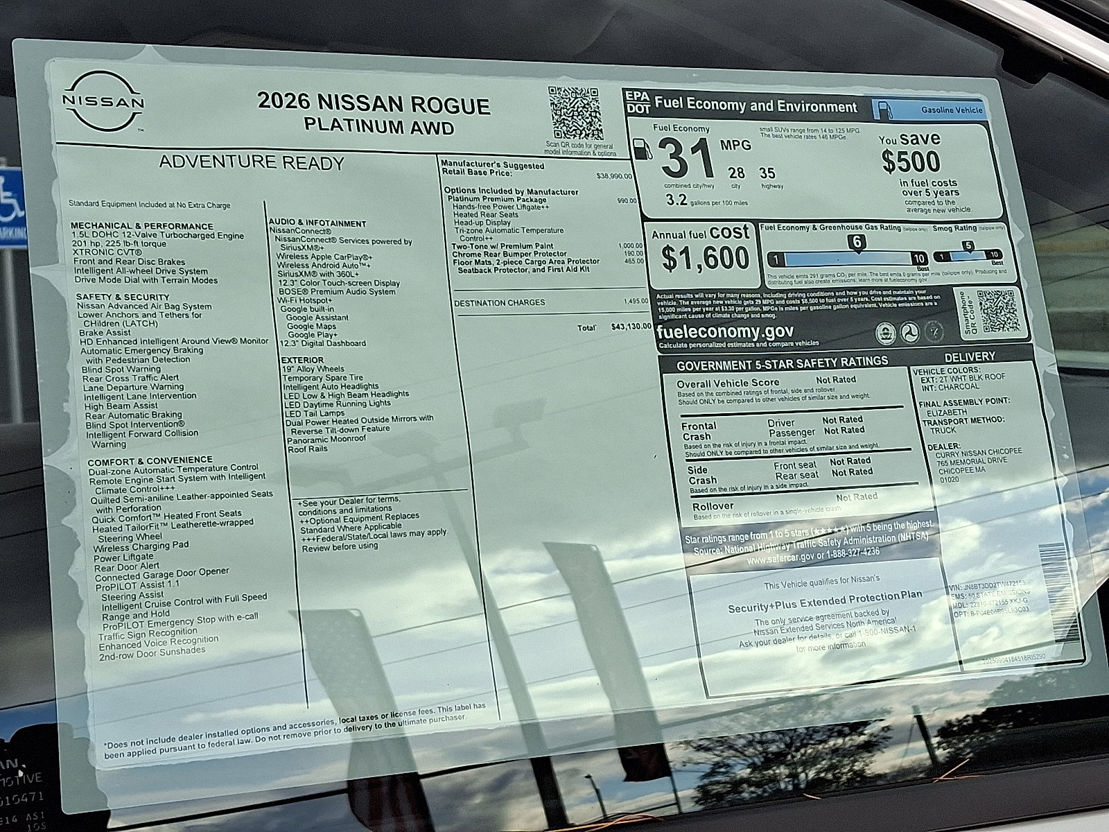 New 2026 Nissan Rogue Platinum image 17