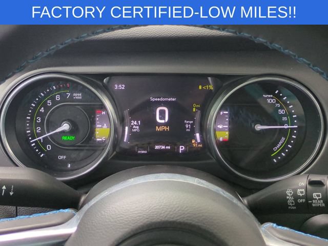 Certified 2023 Jeep Wrangler Unlimited Rubicon 4xe w/ Cold Weather Group AWD/4WD image 19