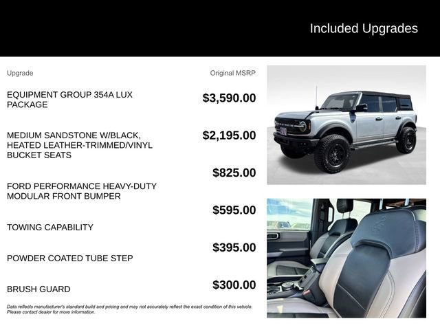 Used 2022 Ford Bronco Wildtrak AWD/4WD image 5