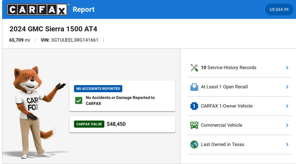 Used 2024 GMC Sierra 1500 AT4 w/ Technology Package image 6