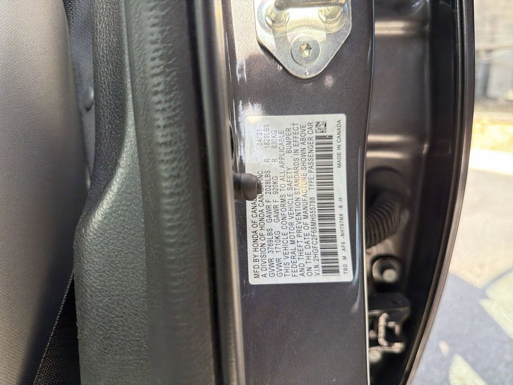 Certified 2021 Honda Civic LX image 30