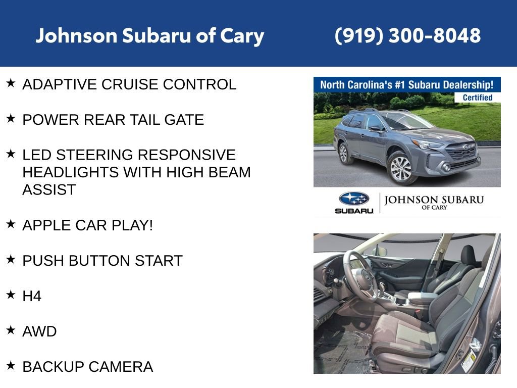 Certified 2025 Subaru Outback Premium w/ Popular Package #1A image 12