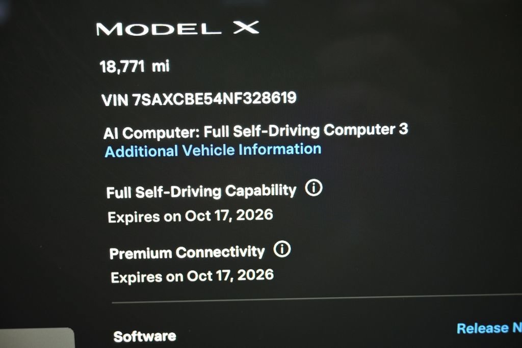 Used 2022 Tesla Model X AWD/4WD image 21