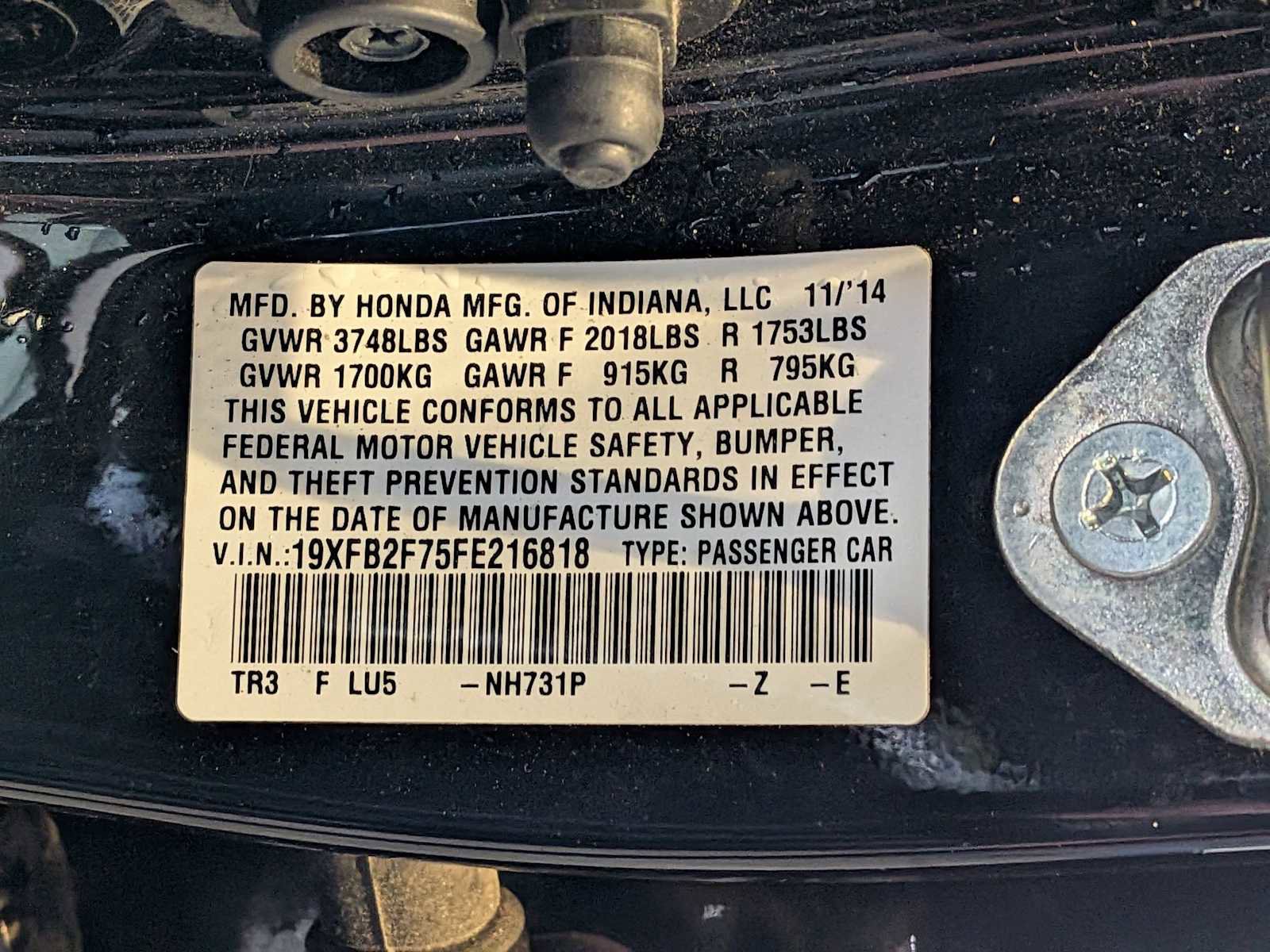 Used 2015 Honda Civic SE image 32