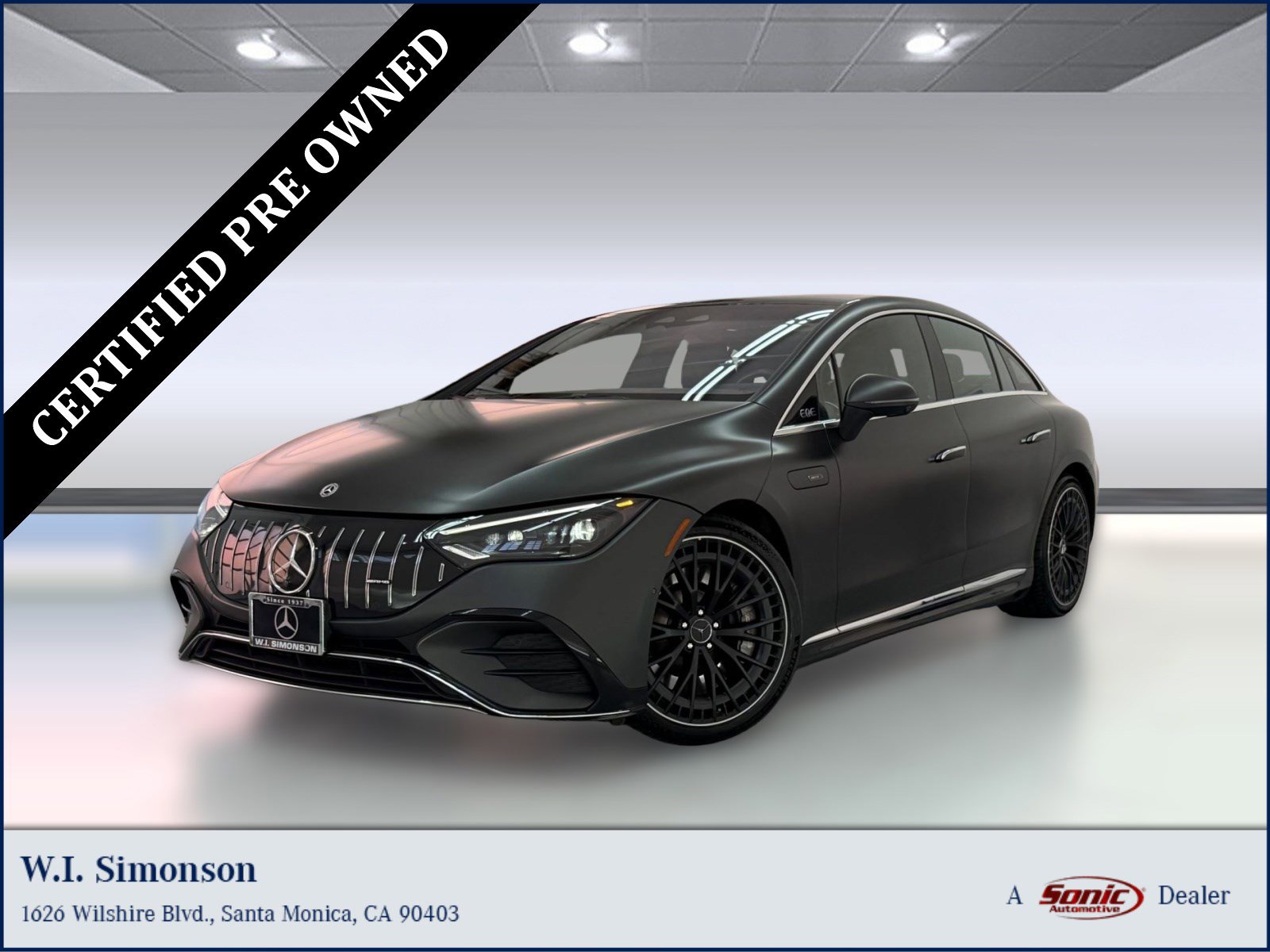 Certified 2023 Mercedes-Benz EQE AMG 4MATIC Sedan image 1