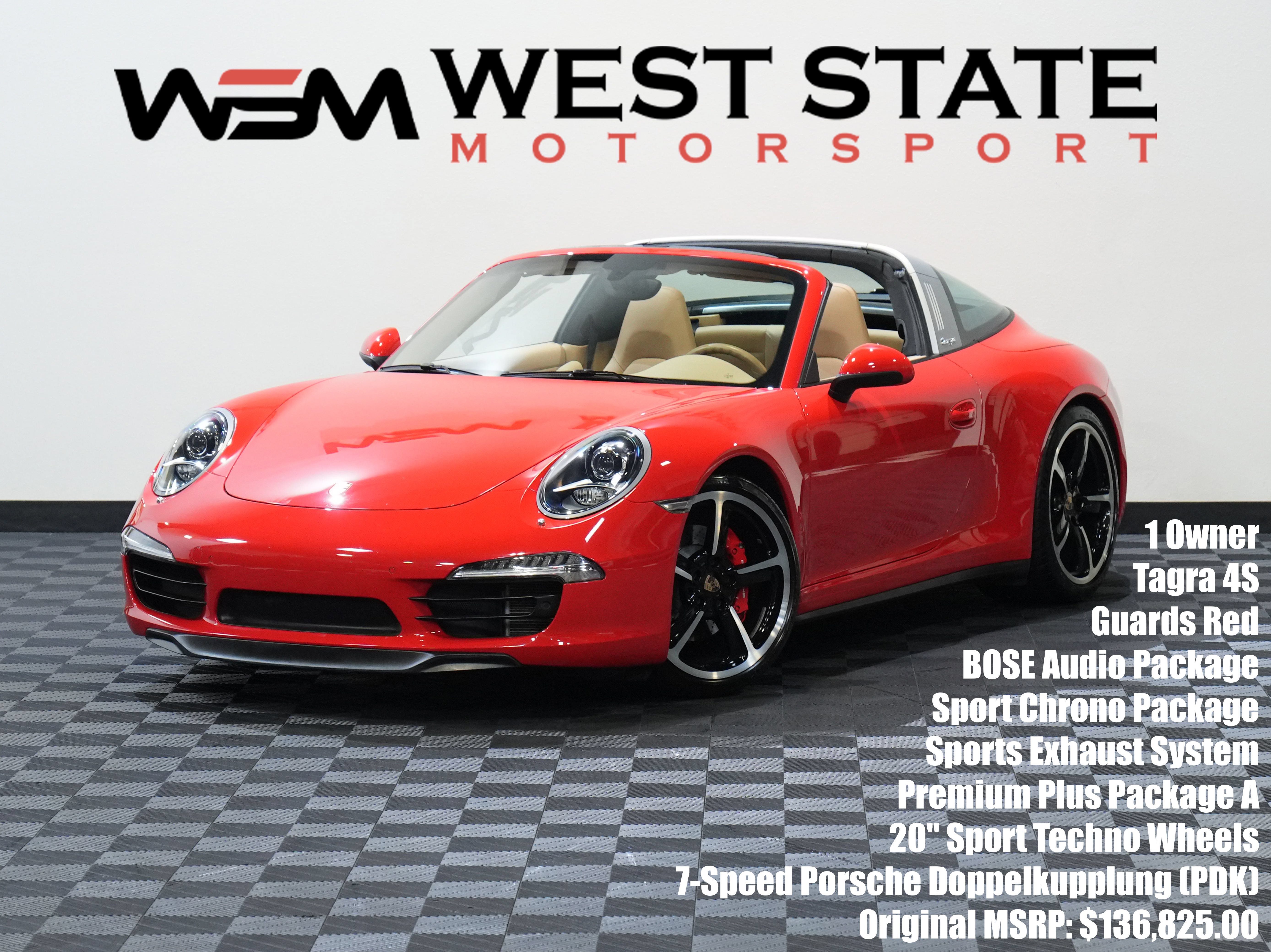 Used 2014 Porsche 911 Targa 4S AWD/4WD image 1