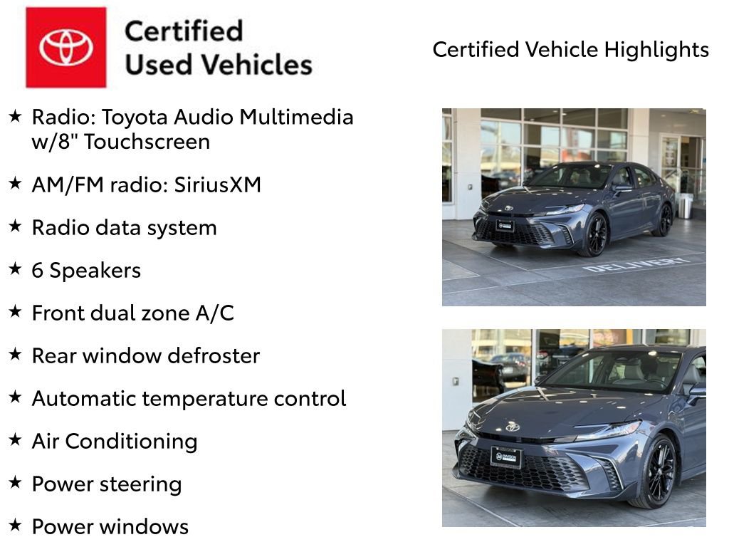 Certified 2025 Toyota Camry SE image 7