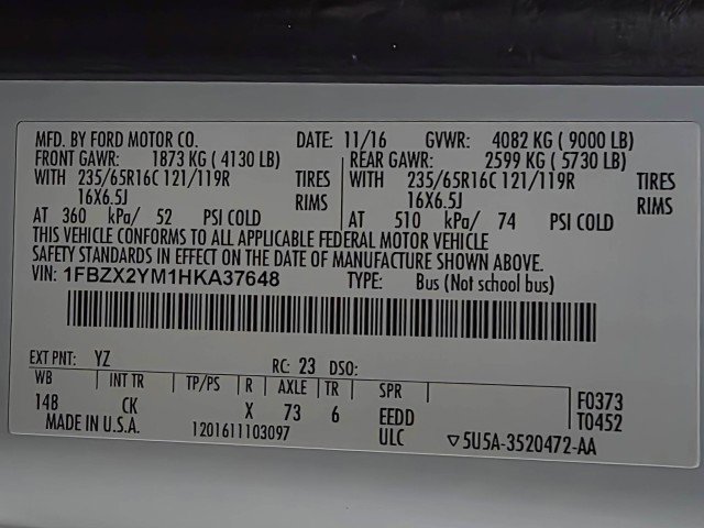 Used 2017 Ford Transit 350 XLT image 35