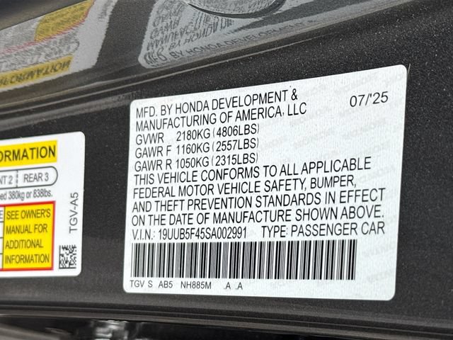 Used 2025 Acura TLX w/ Technology Package FWD image 34