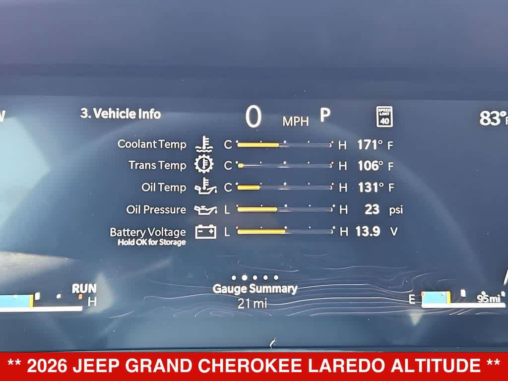 New 2026 Jeep Grand Cherokee Altitude AWD/4WD image 35