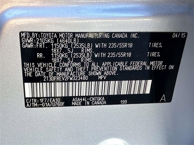 Used 2015 Toyota RAV4 Limited image 43