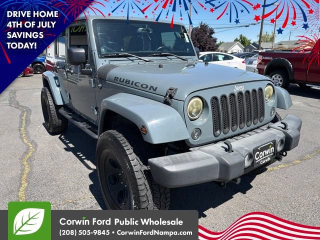 Used 2014 Jeep Wrangler Unlimited Rubicon w/ Connectivity Group AWD/4WD image 3