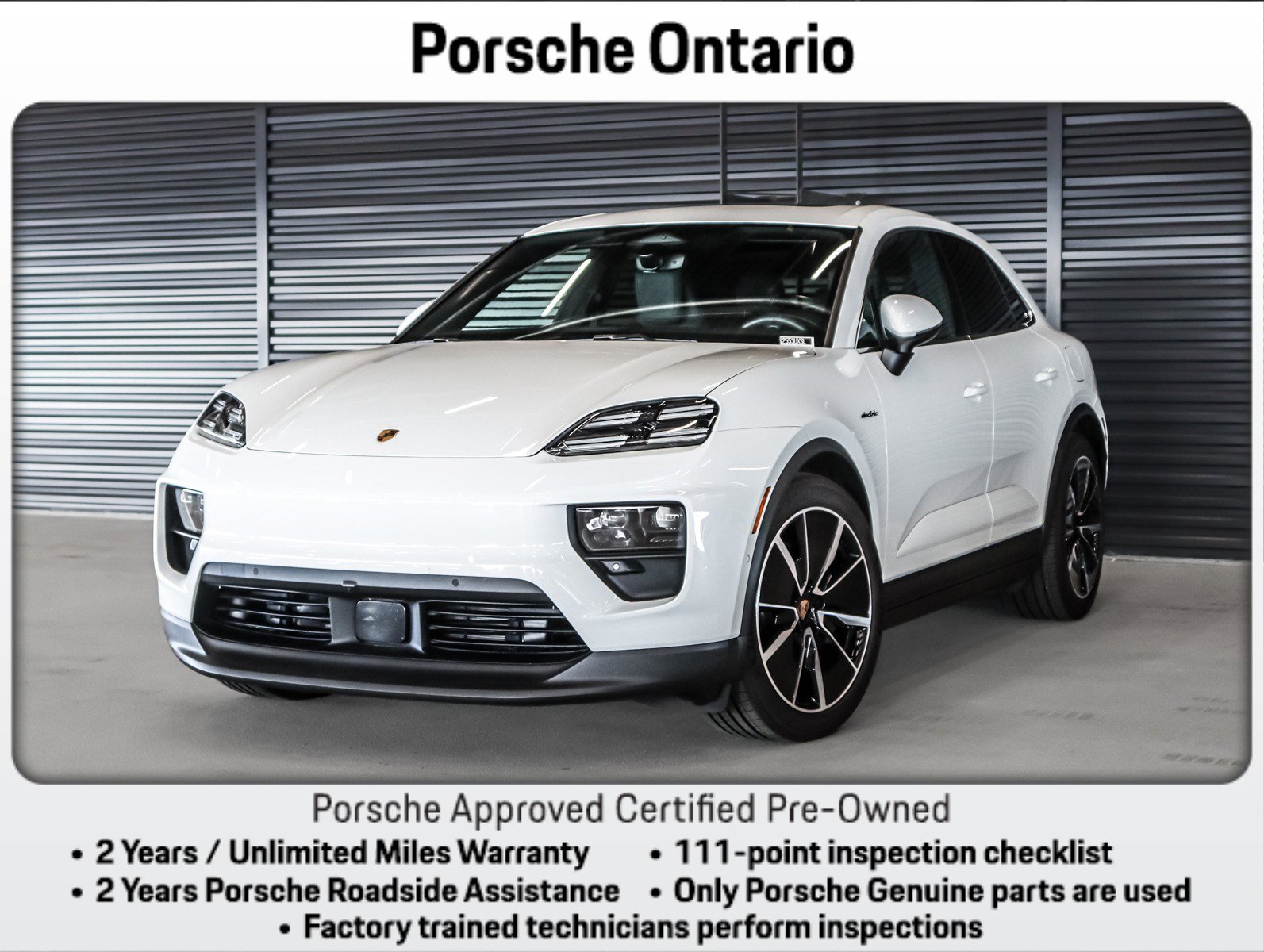 Certified 2025 Porsche Macan 4S Electric image 1